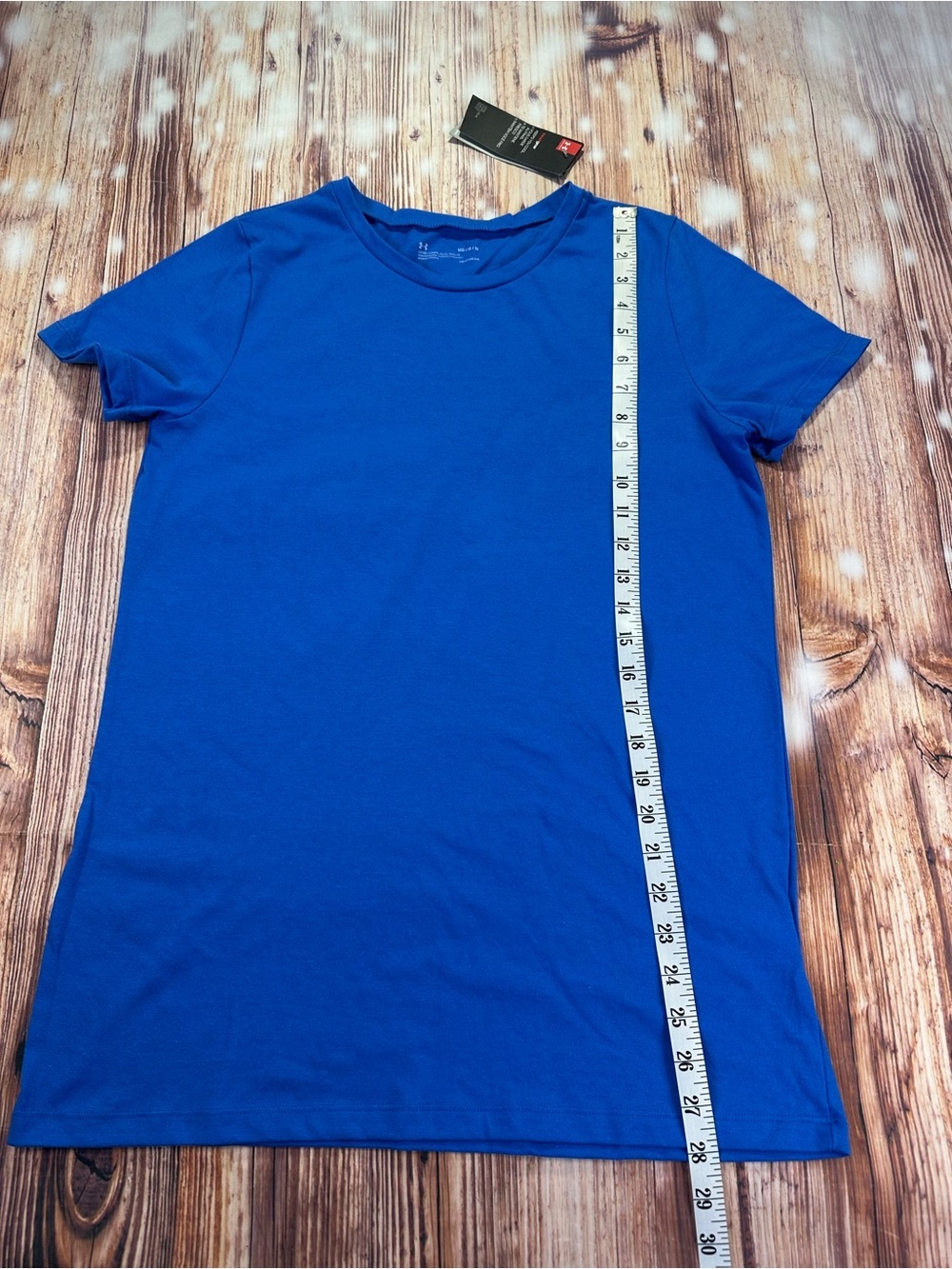 NWT Under Armour Women’s Blue Crew Neck Tee Loose Size Medium - Picture 6 of 9